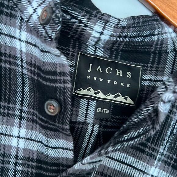 Jachs New York Checkered cotton button down shirt sweater - Picture 2 of 4